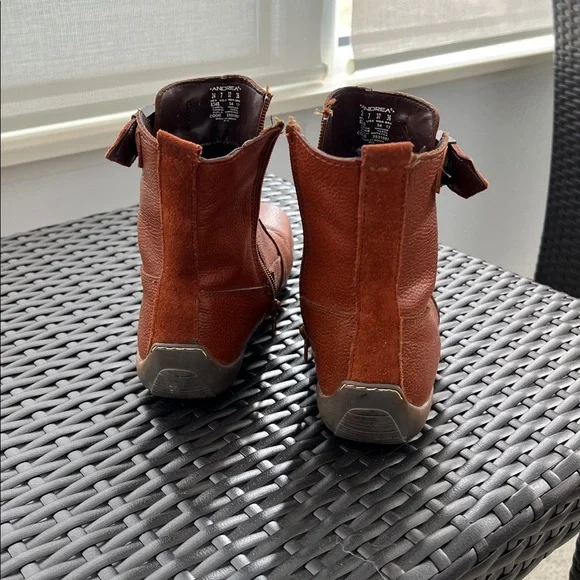 Dr Scholls Brown Leather Boots - Picture 3 of 6